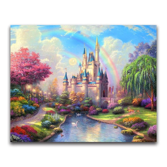 Diamond painting Disney Mickey, Magic Castle- full square / round dril– Diamond  Paintings Store