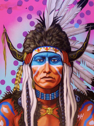Cool Native American Horse – Diamond Paintings