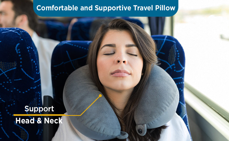 Travel Pillow with Microfiber
