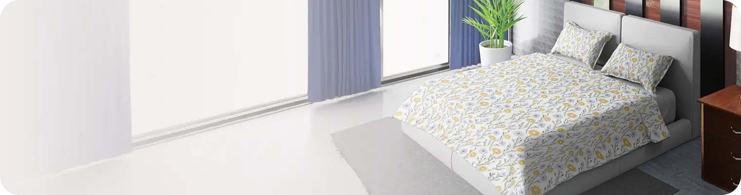 Ditsy Florals Double Bedsheet