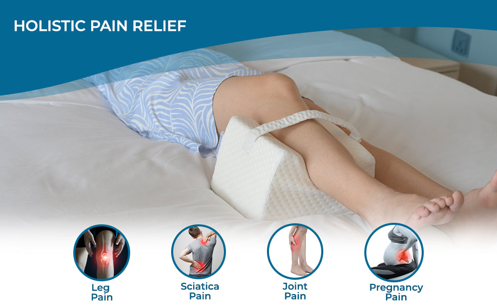 Knee Pillow Orthopedic Leg Pillow for Side Sleepers, Hip Pain Relief –  Sleepsia India Pvt Ltd