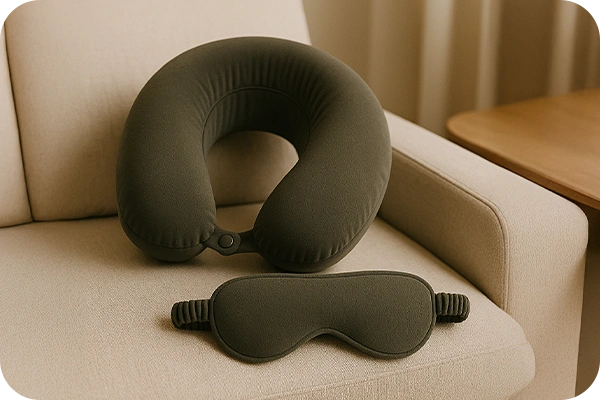 Flight Pillow & Eye Mask