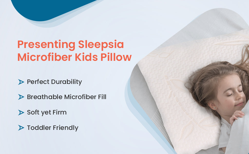 Sleepsia Microfiber Kids Pillow