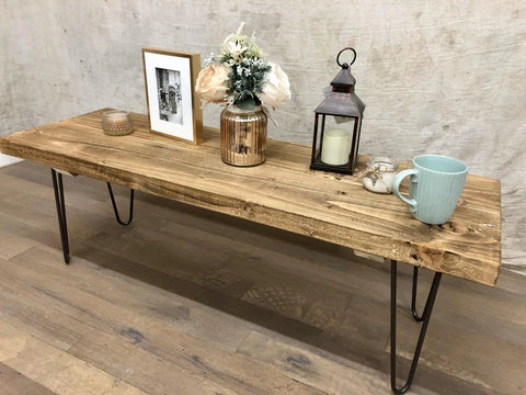 Industrial style coffee table