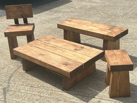Outdoor Wooden Coffee Table