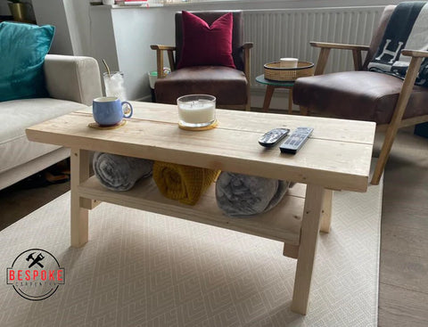 reclaimed timber coffee table