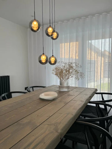 classic wooden boardroom table