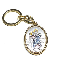 St Christopher Keyring