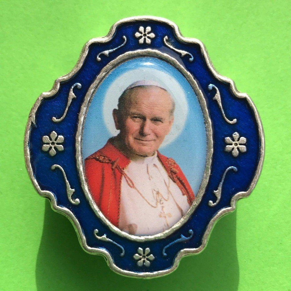 Rosary Saint Jpii Stjohn Paul Ii Pope Filigree Rosary W Case Catholically 