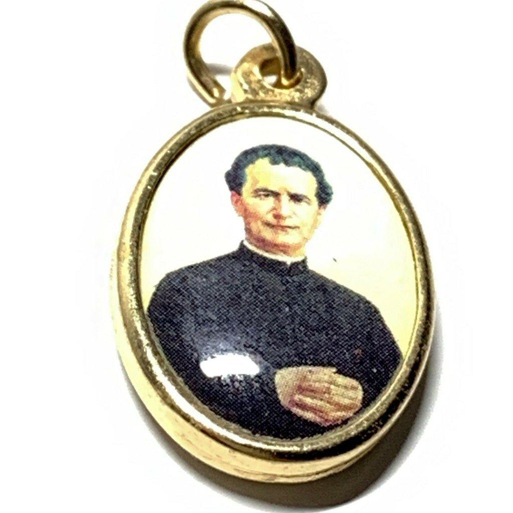 St. John Bosco - medal - Pendant - Charm - Salesian - Mary Help of Christians - Catholically
