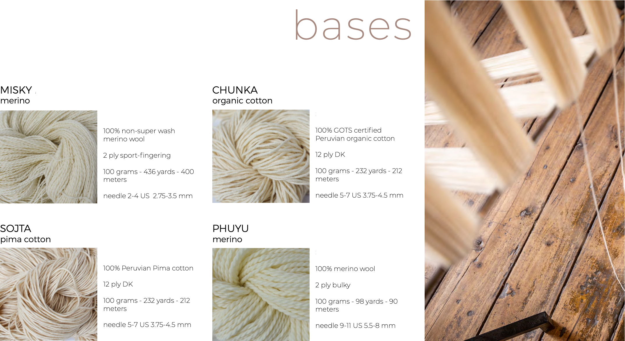 worldwide wholesale & bulk yarn – Pichinku Fibers