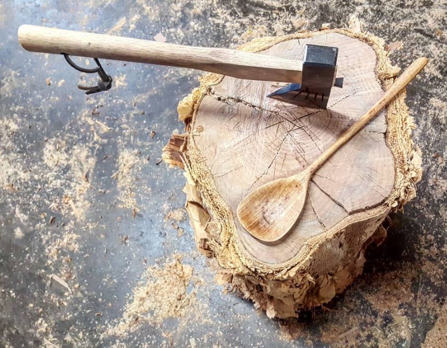 Woodman Designs Axe and Spoon