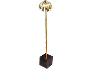 Polished Brass Palm Tree Floor Lamp Fleur Home Accessories
