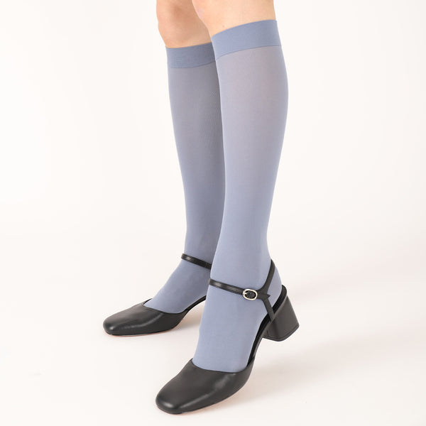 prada blue pop socks