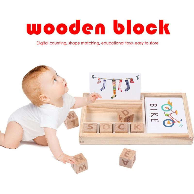 3 in 1 spell learning game wooden