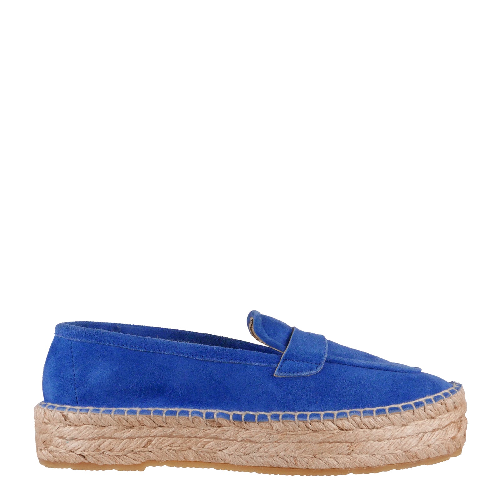 blue espadrilles