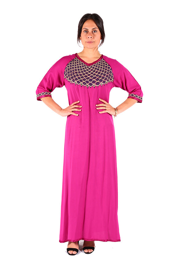 pink caftan