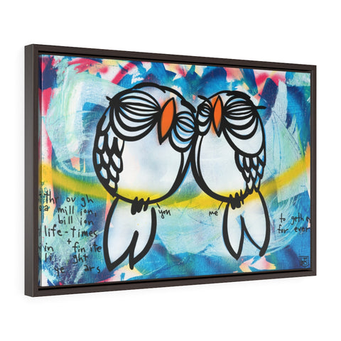 You and Me, Together Forever - Lebo Framed Premium Gallery Wrap Canvas