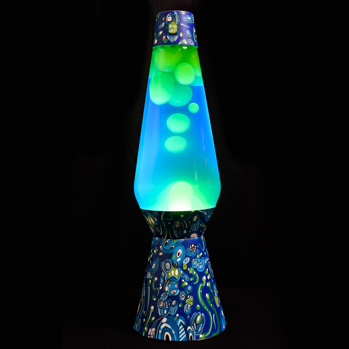 Lava Lamp – Blue / Green – Small Owls Design - shop.leboart.com