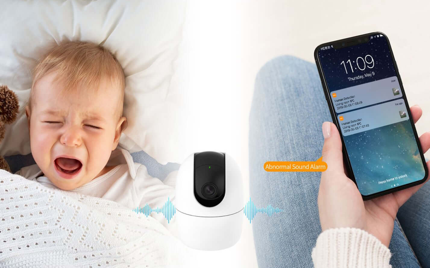 Baby Monitor Security Camera - iR2 Smart™