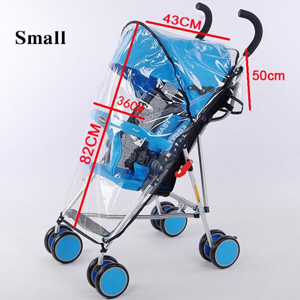 Stroller Rain Cover Baby Stroller Cover for Toddler Umbrella  Stroller,Lightweight Travel Stroller,Windproof Waterproof Weather  Shield,Compact Stroller