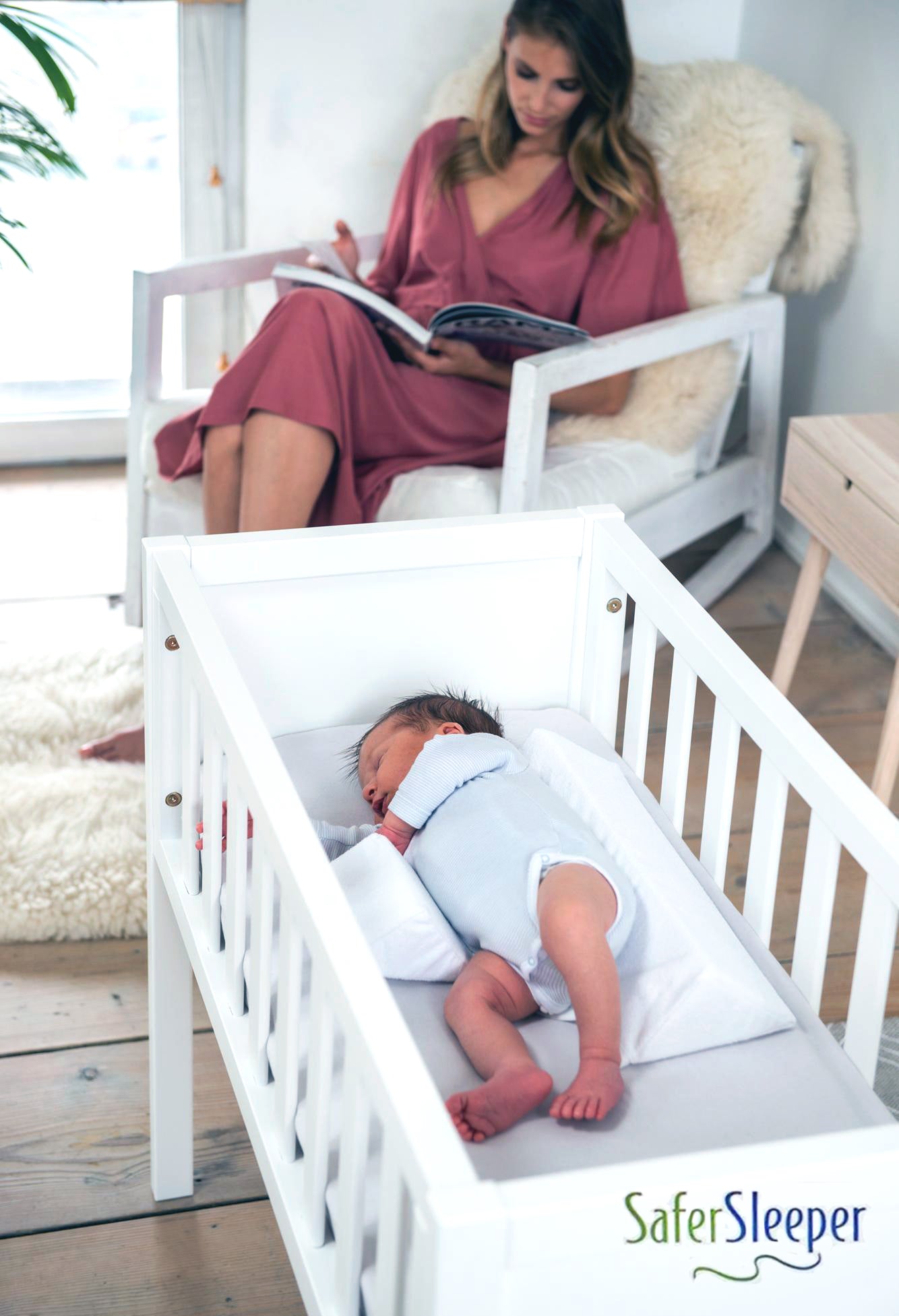 Anti Roll Baby Pillow - Official Safer Side Sleeper