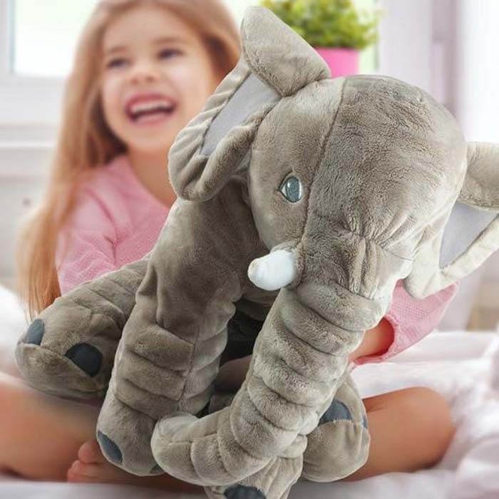 baby cuddle elephant pillow