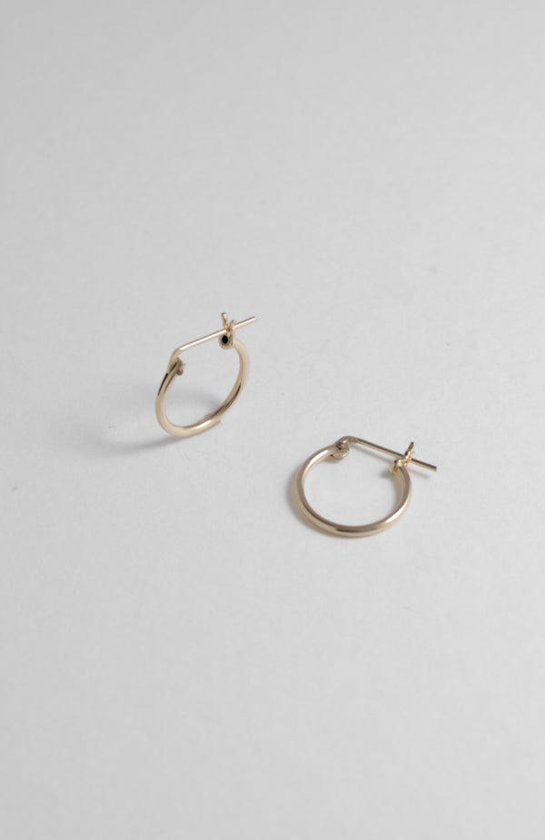 Small Slim Hoop – Studs