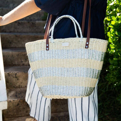 woven beach bag