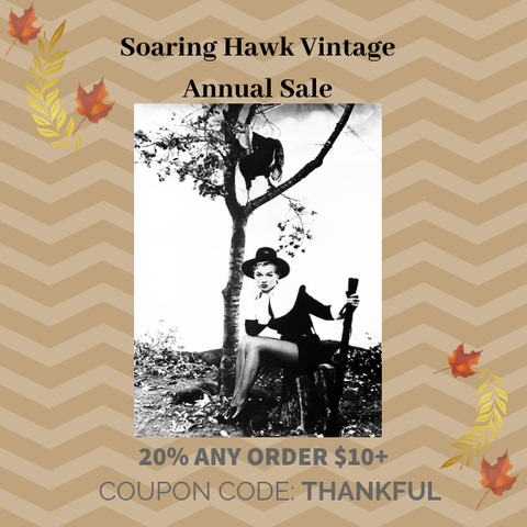 Soaring Hawk Vintage Sale Books