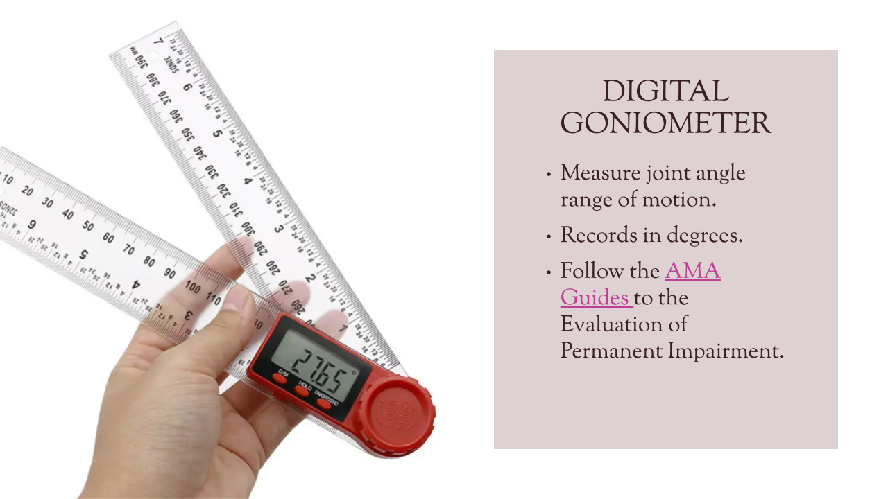 digital goniometer
