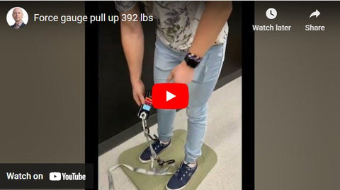 Video of force gauge pull up