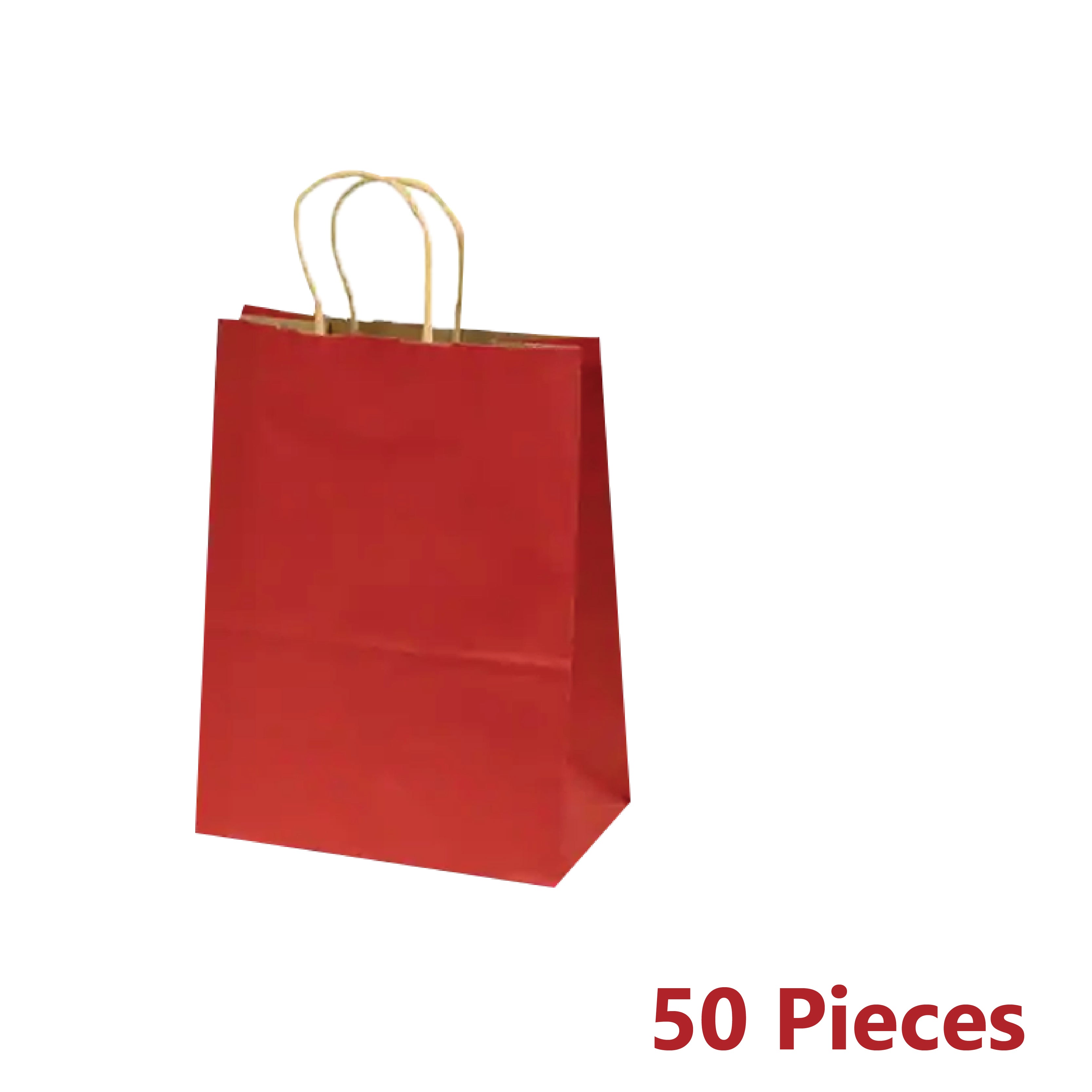 Download 50pcs 220x280x110mm Bulk craft paper gift carry bags ...