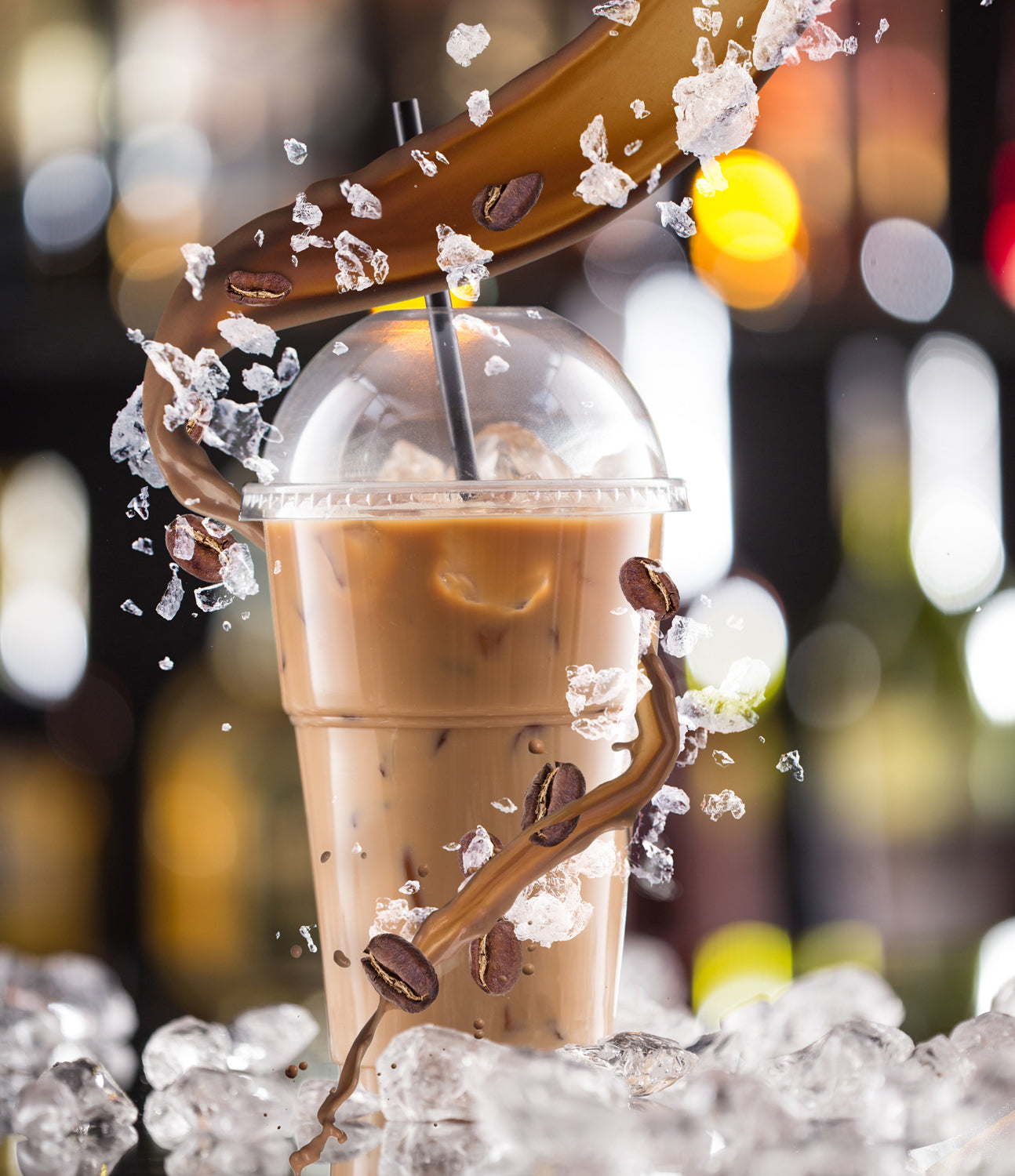 Iced coffee from instant Tastle coffee