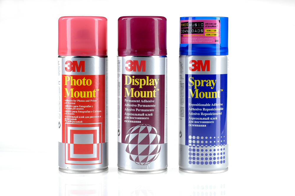 3M™ Colle adhésive permanente PhotoMount™ sous forme de spray