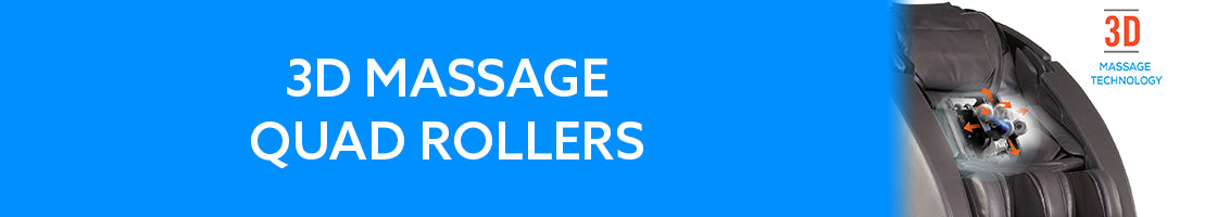 3D Massage Quad Rollers
