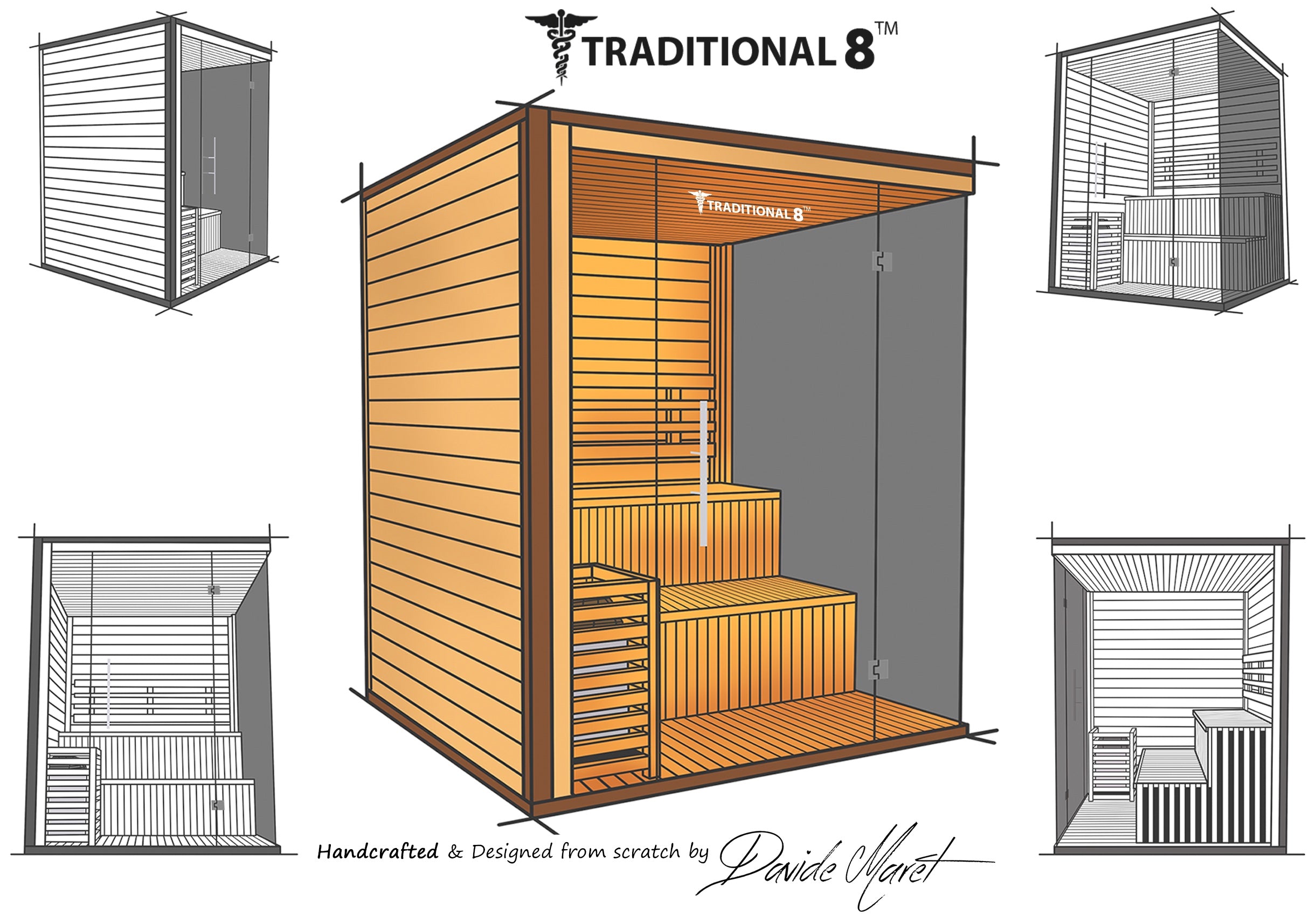 Medical Saunas Traditional 8 Plus Sauna