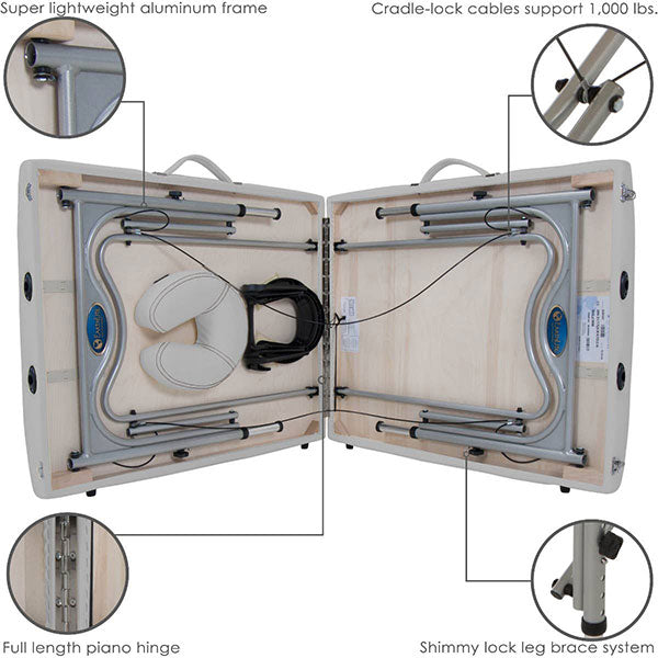 Earthlite Luna Portable Massage Table Package