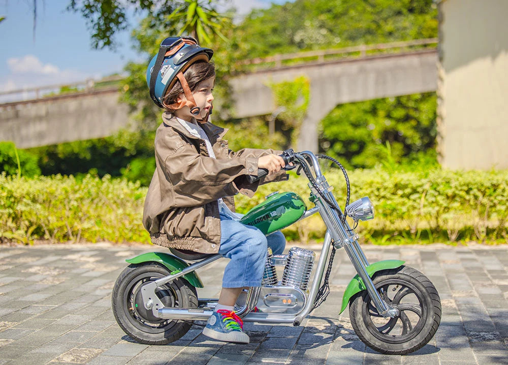 HYPER GOGO Challenger 12 Plus Electric Motorcycle for Kids With App
