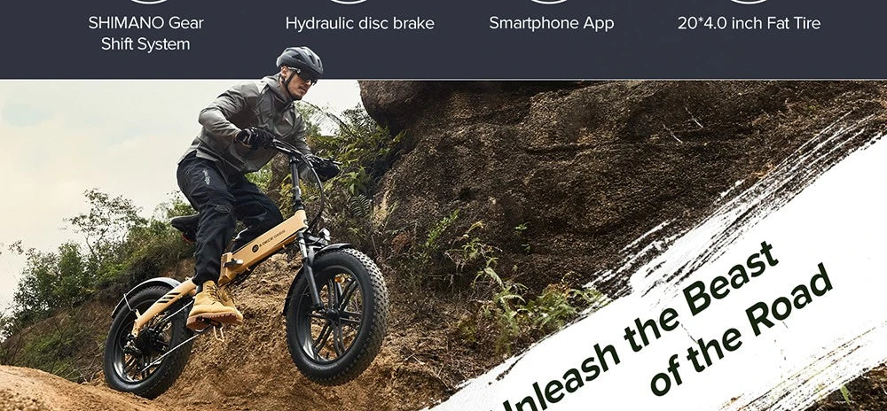 ADO A20F BEAST Fat Tyre Electric Bike