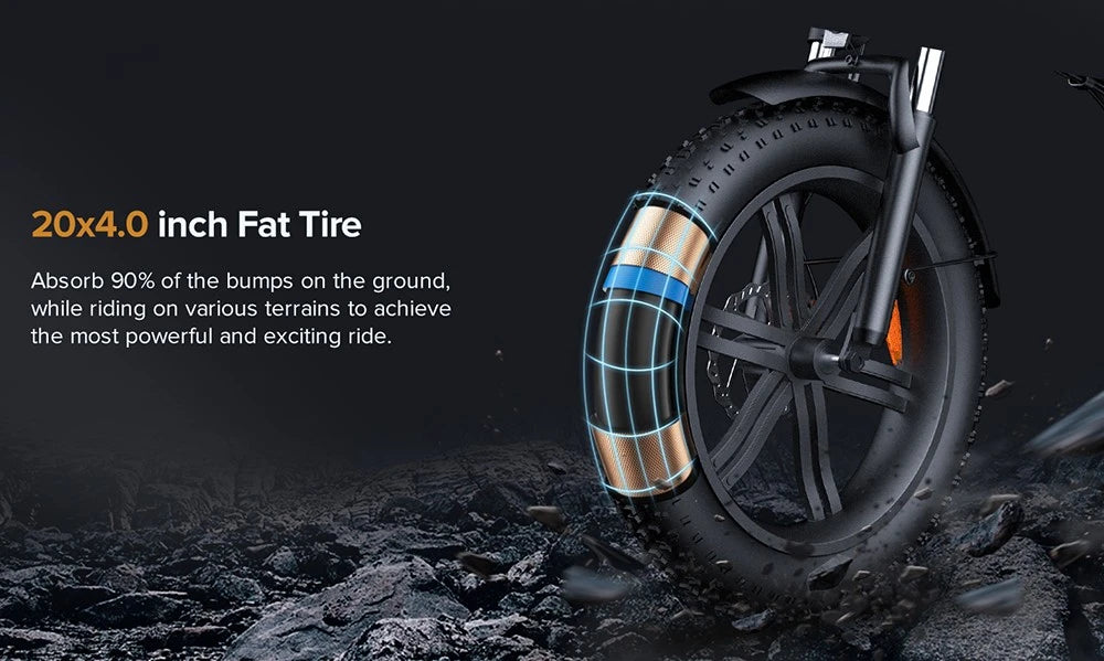 ADO A20F BEAST Fat Tyre Electric Bike