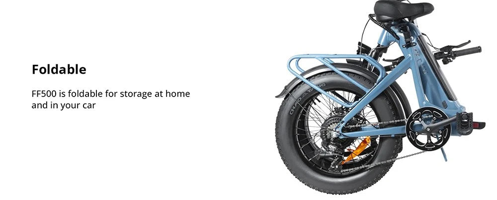 DYU FF500 Foldable Fat Tyre Electric Bike