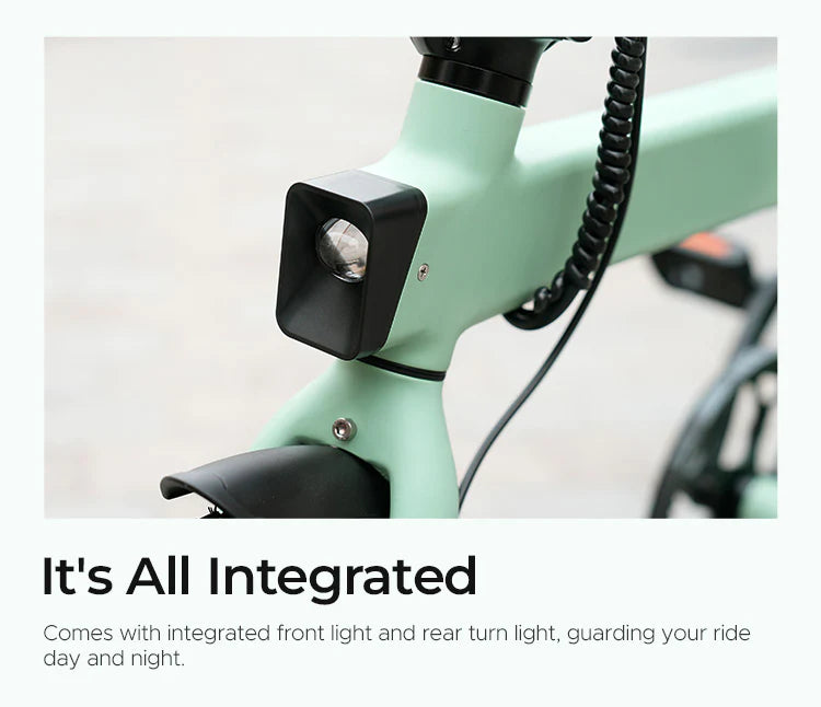 ENGWE P20 Folding E-Bike with Integrated Lights