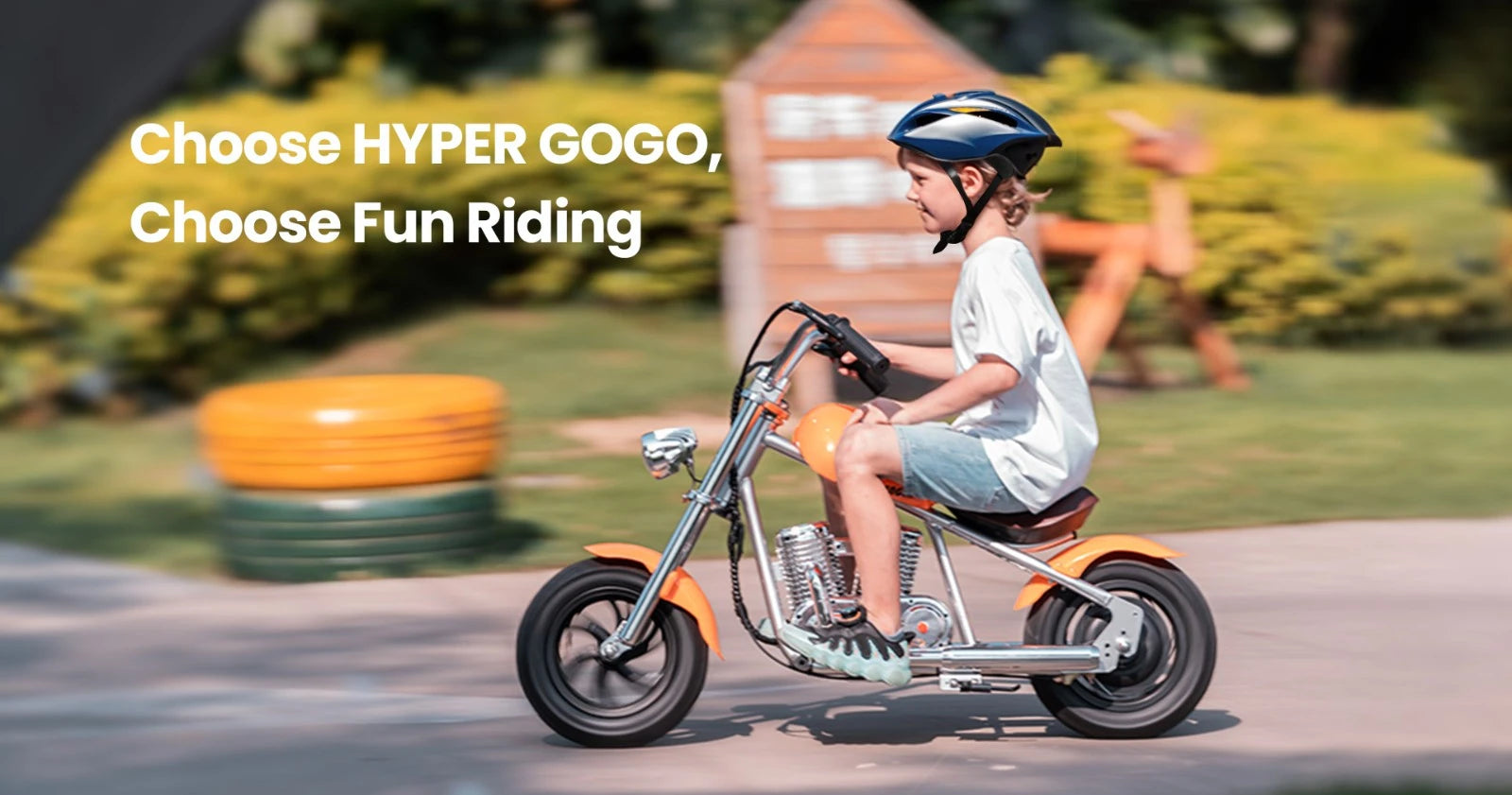 HYPER GOGO Challenger 12 Plus Electric Motorcycle for Kids With App