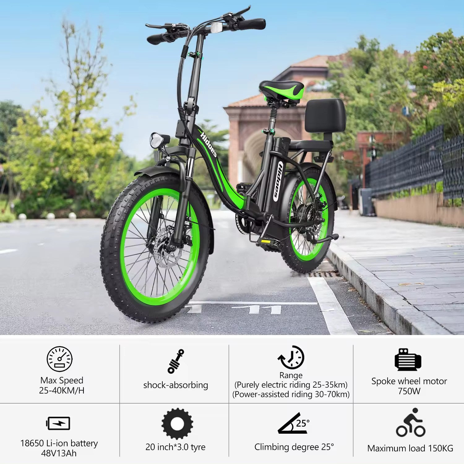 Hidoes C1 Electric Bike Parameters 