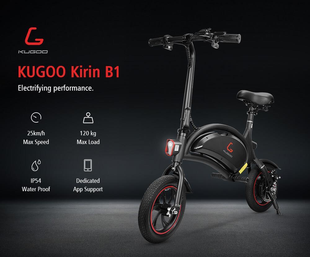 Kugoo KIRIN B1 Seated Electric Scooter