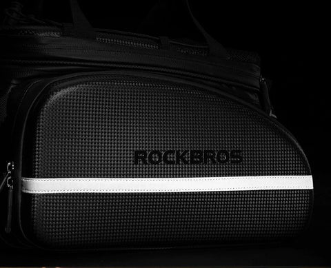 ROCKBROS Waterproof Rack Top Bag With Fold Out Pannier Pockets