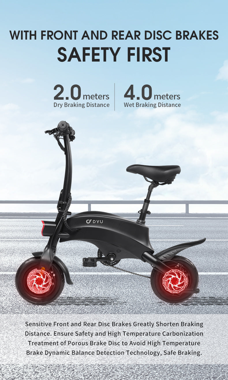 DYU S2 Folding Mini Electric Bike