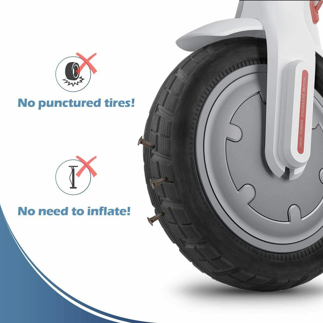 Solid Tyres for XIAOMI M365 Electric Scooter