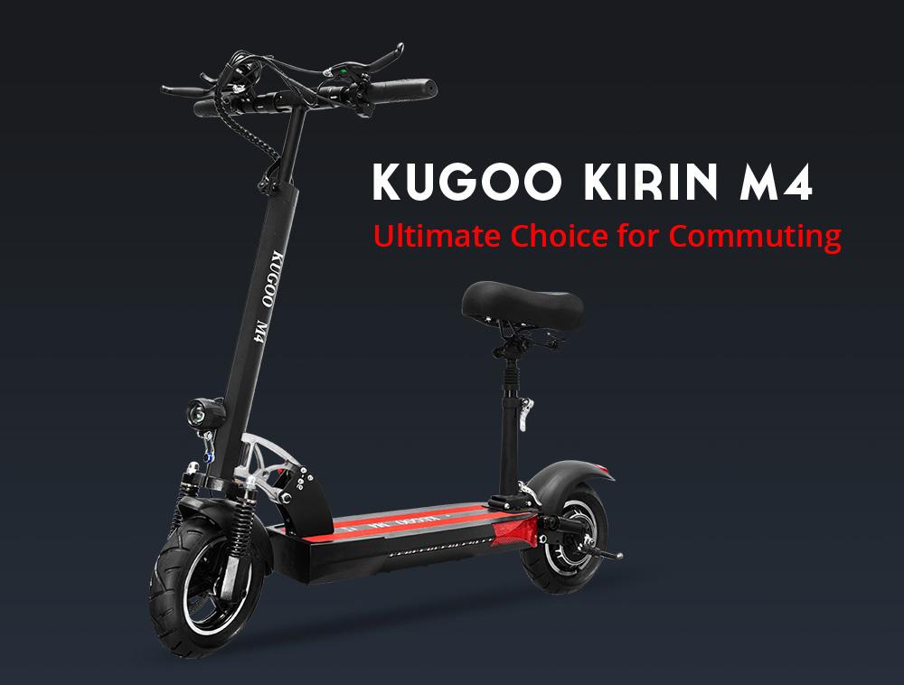 KUGOO KIRIN M4 10-inch Wheels Electric Scooter With Seat